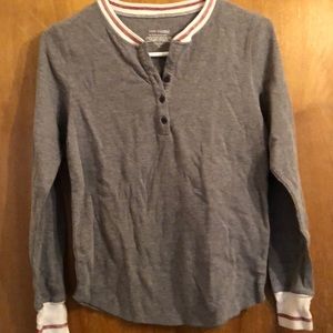 Grey long sleeve thermal